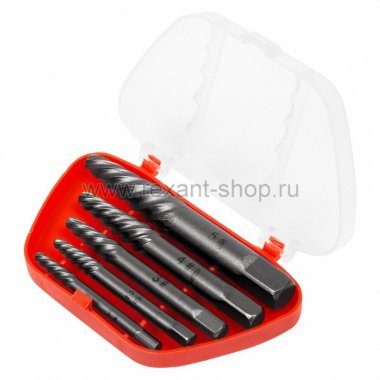 Фотография товара 'Rexant Набор экстракторов для шурупов №1 12-6701'