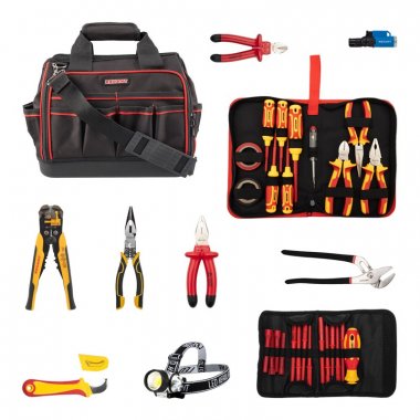 Фотография товара 'Rexant 12-4694-2 Набор инструментов электрика, 29 предметов'