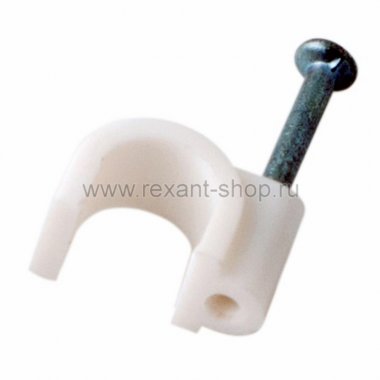 Фотография товара 'Rexant Крепеж кабеля круглый 7 мм 07-4007-20'