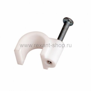 Фотография товара 'Rexant Крепеж кабеля круглый 8 мм 07-4008-20'