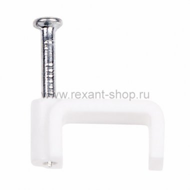 Фотография товара 'Rexant Крепеж кабеля плоский 14 х 7 мм 07-4214'