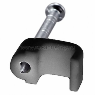 Фотография товара 'Rexant Крепеж кабеля плоский 6 х 4 мм 07-4206-1'