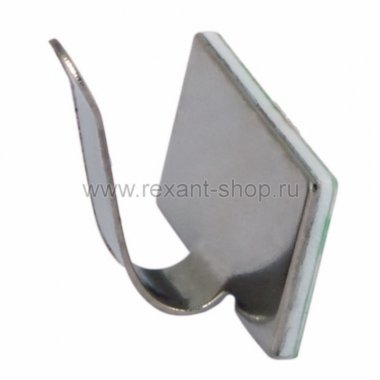 Фотография товара 'Rexant Площадки самоклеющиеся металлические с клипсой 20 х10 мм 07-2420-10'