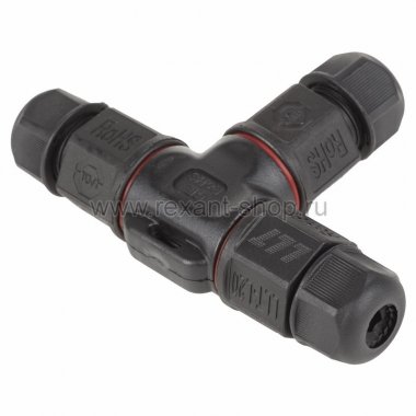 Фотография товара 'Rexant Соединитель кабельный (Т-образный) IP67 07-5909-8'