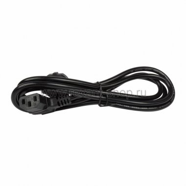 Фотография товара 'Rexant Шнур сетевой, евровилка угловая - евроразъем С13 угловой 11-1127-9'