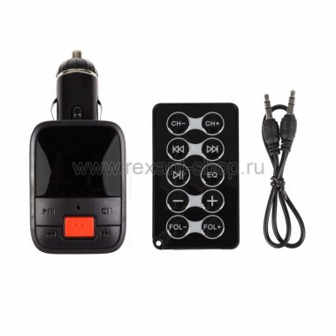 Фотография товара 'Rexant Автомобильный FM-модулятор USB/MicroSD/AUX 3в1 18-2409-9'