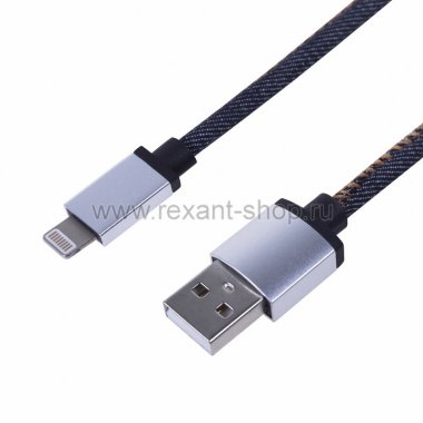 Фотография товара 'Rexant USB кабель для iPhone 5/6/7 моделей 18-4248'
