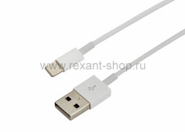 Фотография товара 'Rexant USB кабель для iPhone 5/6/7/8/X моделей 18-4224'