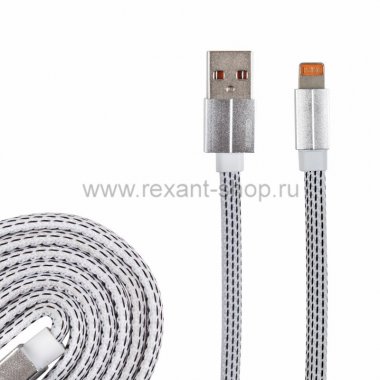 Фотография товара 'Rexant USB кабель для iPhone 5/6/7/8/X моделей 18-1979-9'
