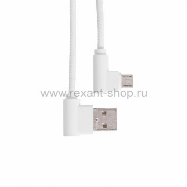 Фотография товара 'Rexant USB кабель microUSB, шнур «soft touch» 1 м 18-7027-9'