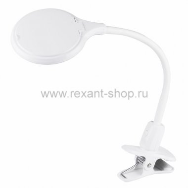 Фотография товара 'Rexant Лупа настольная 3D с подсветкой 30 LED 31-0246'