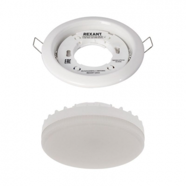 Фотография товара 'Rexant 604-0632 Комплект лампы и светильника GX53 «КОМФОРТНЫЙ ТЕПЛЫЙ ЗОЛОТОЙ»'