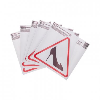 Фотография товара 'Rexant 56-0044-3 Наклейка автомобильная "Дама за рулем"'