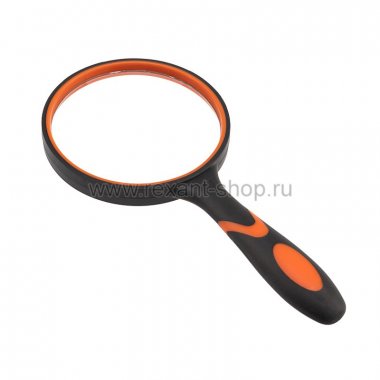 Фотография товара 'Rexant Лупа ручная круглая «Soft Touch», 3X 31-1007-9'
