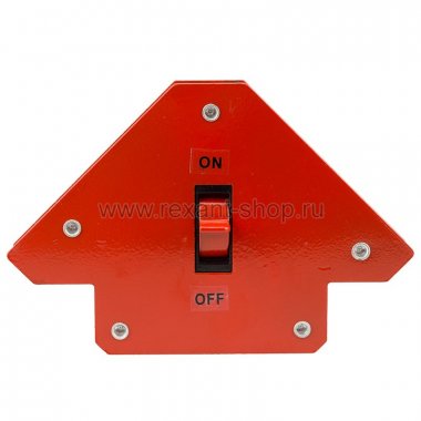 Фотография товара 'Rexant Магнитный угольник-держатель для сварки, отключаемый на 3 угла 12-4835'