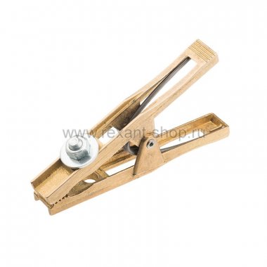 Фотография товара 'Rexant Зажим «крокодил» 200 А 140 мм для сварки 16-0052-9'