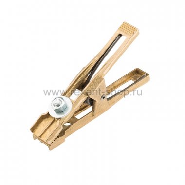 Фотография товара 'Rexant Зажим «крокодил» 400 А 170 мм для сварки 16-0054-9'