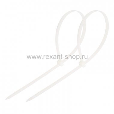 Фотография товара 'Rexant Стяжкa нейлоновая 300x4,8 мм 07-1302-05'