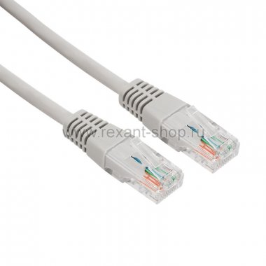 Фотография товара 'Rexant Патч-корд UTP категория 5e LSZH, длина 5 метров 18-8007'