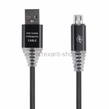 Фотография товара 'Rexant USB кабель micro USB 18-7028'