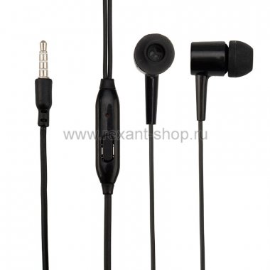 Фотография товара 'Rexant Наушники пластмассовые Y-1 Extra Bass с микрофоном 18-2029-9'