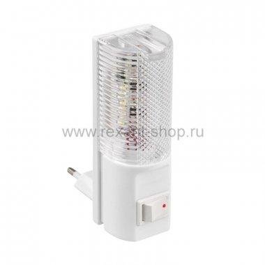 Фотография товара 'Rexant Светодиодный ночник с выключателем 220 В 75-0303'