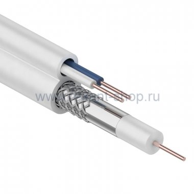 Фотография товара 'Rexant Кабель Видеонаблюдения D=5мм +2*0.5мм 01-4001'