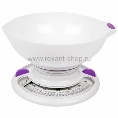 Фотография товара 'Rexant Весы настольные кухонные с чашей 72-1020-9'