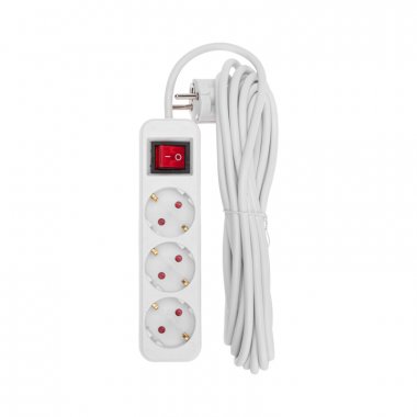 Фотография товара 'Rexant 13-4014Удлинитель STANDARD 3 гнезда, 5м, 3х1,0мм?, с/з'