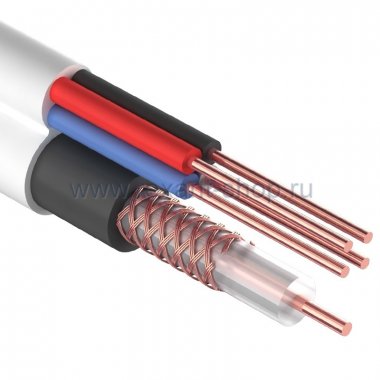 Фотография товара 'Rexant Кабель Видеонаблюдения D=5мм +4*0.5мм 01-4023'