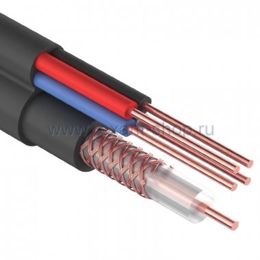 Фотография товара 'Rexant Кабель Видеонаблюдения D=5мм +4*0.5мм 01-4024'