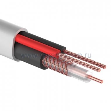 Фотография товара 'PROCONNECT Кабель Видеонаблюдения КВК-В + 2х0.5ммІ 01-4213'