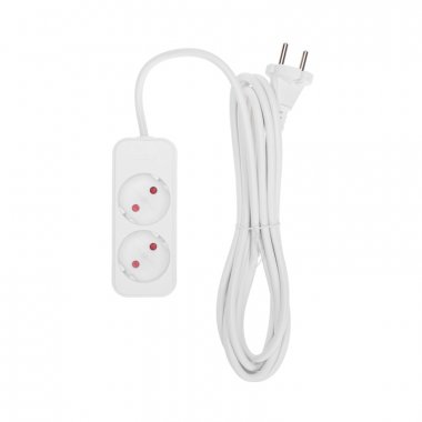 Фотография товара 'Rexant 13-4001 Удлинитель STANDARD 2 гнезда, 3м, 2х1,0мм?, б/з'