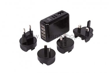 Фотография товара 'Rexant Адаптер сетевой "Путешественник" на 4 USB , 11-1056'