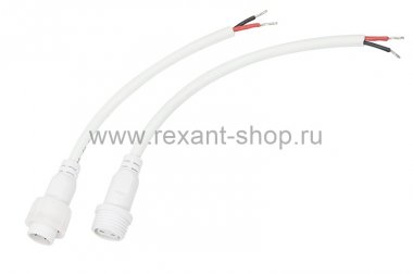 Фотография товара 'Rexant Соединительный кабель (2pin) герметичный (IP67) 2х1,0мм, 11-9820'