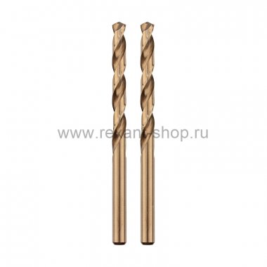 Фотография товара 'Rexant Сверло по металлу 3,2 мм «Кобальт» (сталь HSS-Co 5% M35 P6M5K5), DIN 338, 91-0503'