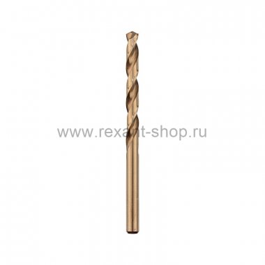 Фотография товара 'Rexant Сверло по металлу 8 мм «Кобальт» (сталь HSS-Co 5% M35 P6M5K5), DIN 338, 91-0510'