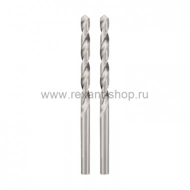 Фотография товара 'Rexant Сверло по металлу 3,0 мм HSS, DIN 338, 91-0556'