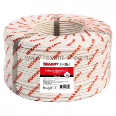 Фотография товара 'Rexant Кабель сигнальный KСВЭВнг(А)-LSLTx 2x2x0,8 мм, 01-4846-1'