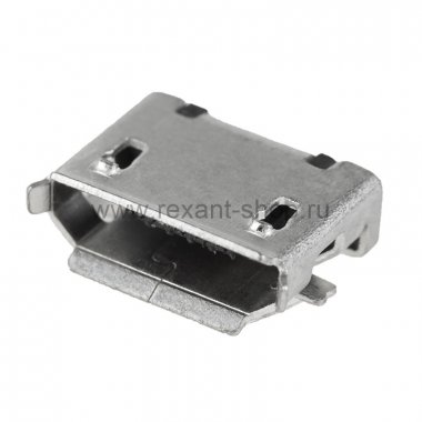 Фотография товара 'Rexant Разъем гнездо micro USB 5S B на плату, 05-0005-9'