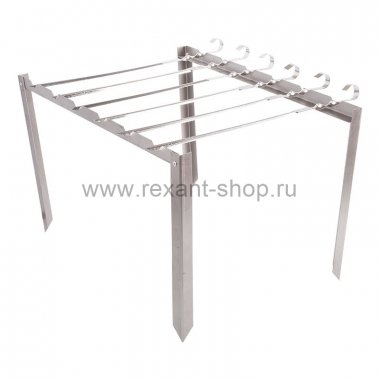 Фотография товара 'Rexant Подставка под шампура с 6 шампурами в чехле СОКОЛ, 62-0000'