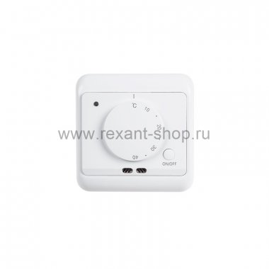Фотография товара 'Rexant Терморегулятор механический с датчиком температуры пола и воздуха (R72XT) , 51-0580'