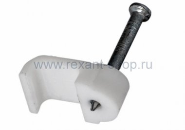 Фотография товара 'Rexant Крепеж кабеля плоский 8мм х 3мм 07-4207'