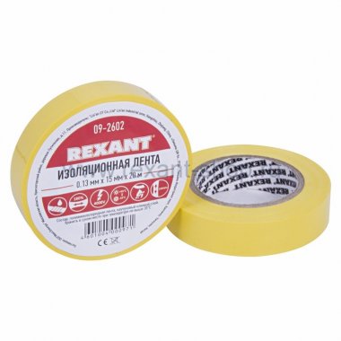 Фотография товара 'Rexant Изолента 15мм х 20м 09-2602'