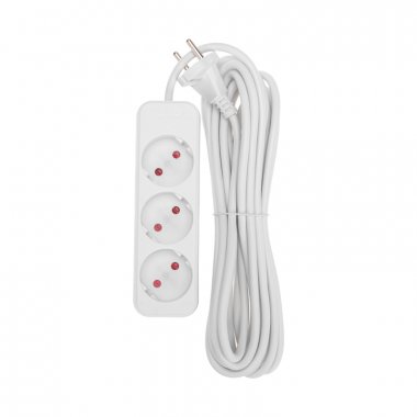 Фотография товара 'Rexant 13-4008 Удлинитель STANDARD 3 гнезда, 5м, 2х1,0мм?, б/з'