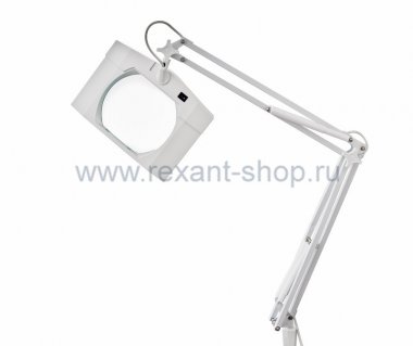 Фотография товара 'Rexant Лупа на струбцине квадратная настольная 5Х с подсветкой 31-0111'