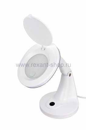 Фотография товара 'Rexant Лупа настольная малая 3Х +доп.12Х с подсветкой 60 LED 31-0243'