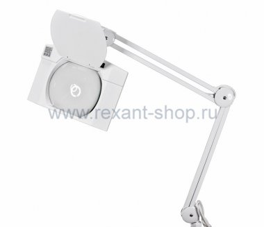 Фотография товара 'Rexant Лупа на струбцине квадратная настольная 5Х с подсветкой 108 LED 31-0513'