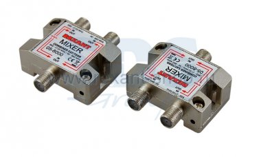 Фотография товара 'Rexant Диплексор (сумматор-делитель) SAT+TV в усиленном корпусе 05-8000'