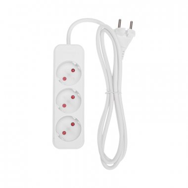 Фотография товара 'Rexant 13-4006 Удлинитель STANDARD 3 гнезда, 1,5м, 2х1,0мм?, б/з'